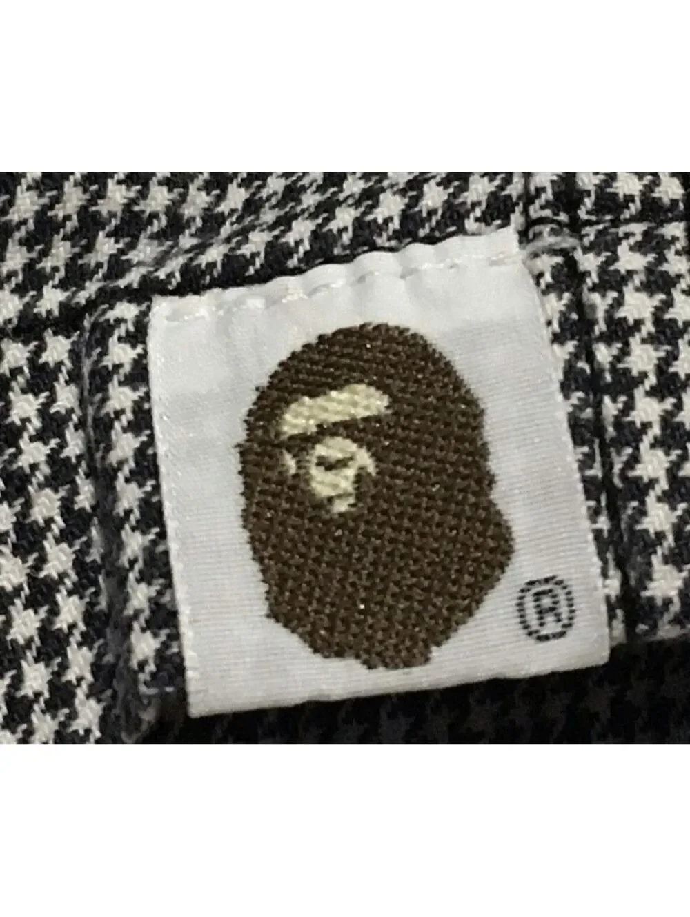 Bape checkered shorts